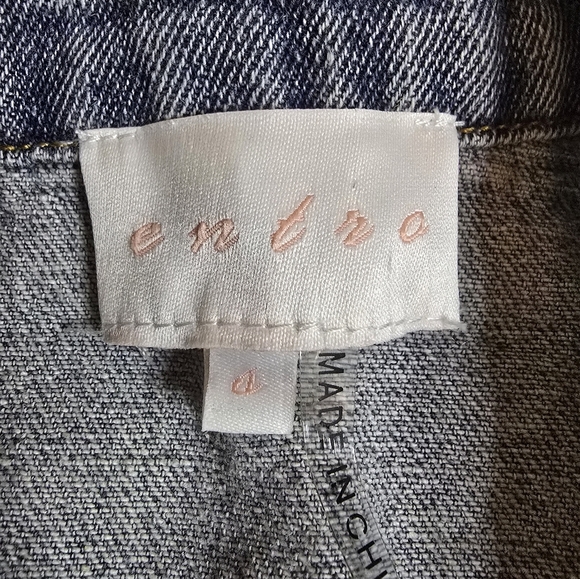 Entro Southwest Western Aztek Denim Shacket Ladies Size Small - Picture 8 of 11